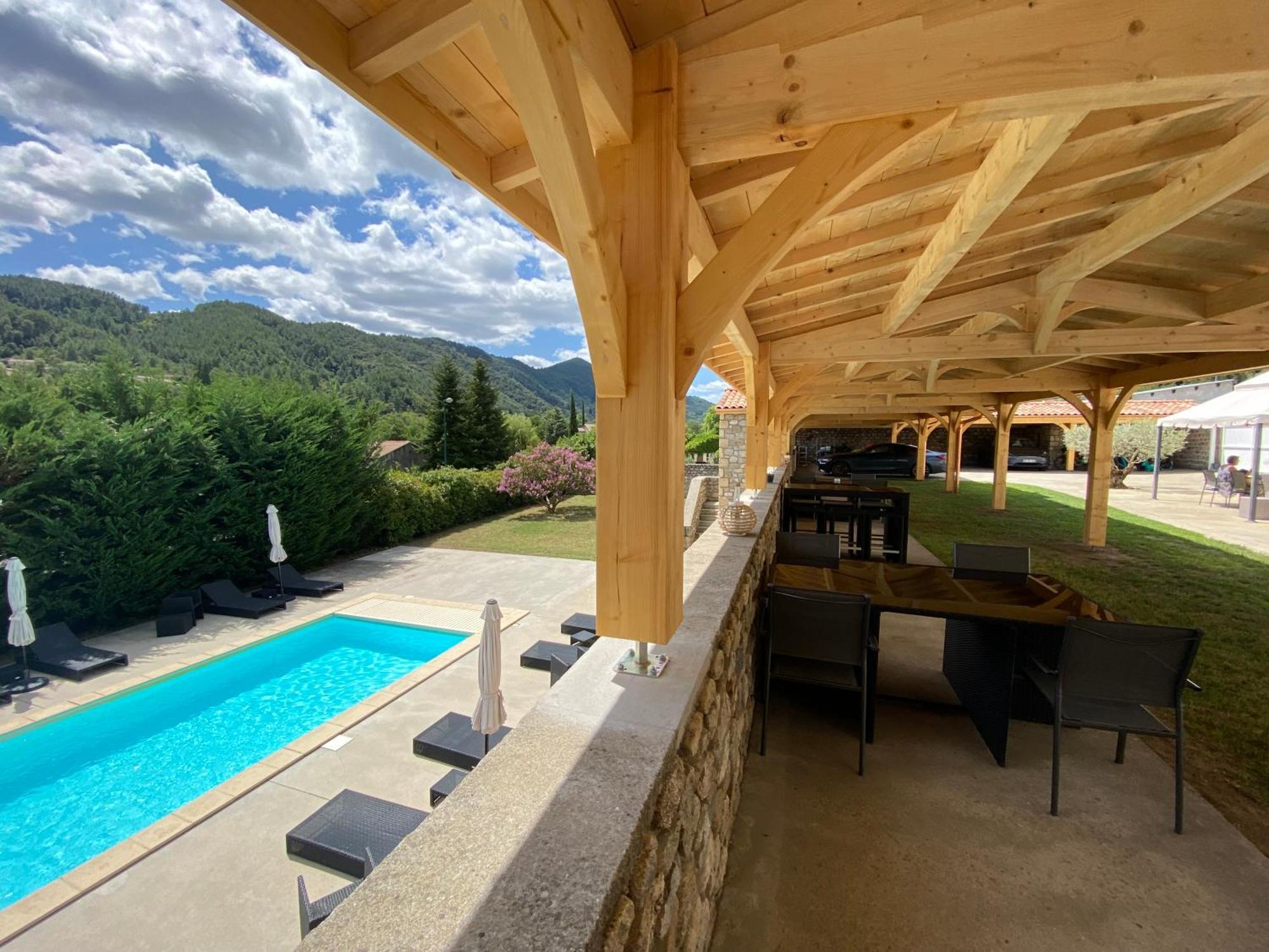 Bed and Breakfast Domaine Les Buis Saint-Fortunat-sur-Eyrieux Esterno foto